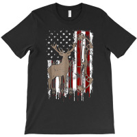 American Deer Hunting Bow Hunter Flag Accessories T Shirt T-shirt | Artistshot