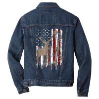 American Deer Hunting Bow Hunter Flag Accessories T Shirt Men Denim Jacket | Artistshot