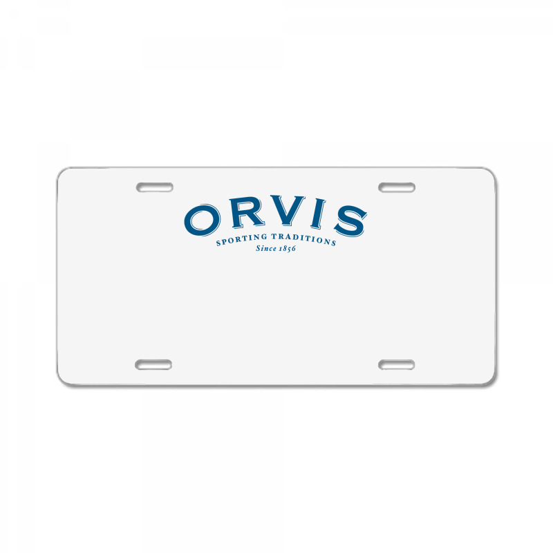 Orvis Fly Fishing License Plate. By Artistshot