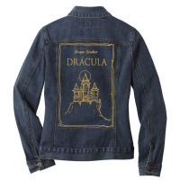 Bram Stoker's Dracula 1897 Original Book Cover Ladies Denim Jacket | Artistshot