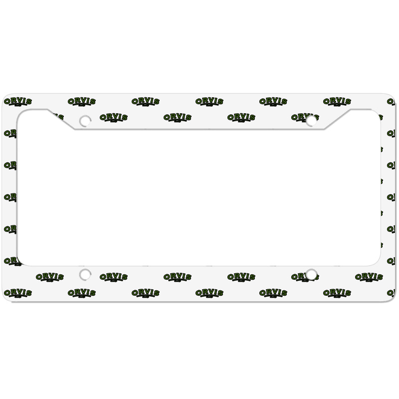 Orvis Fly Fishing License Plate Frame. By Artistshot