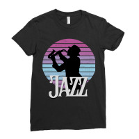 Jazz Musicician Ladies Fitted T-shirt | Artistshot