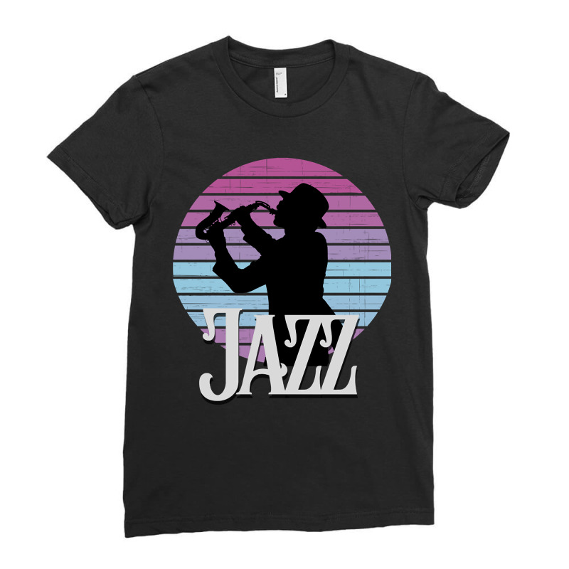 Jazz Musicician Ladies Fitted T-Shirt by Kandurip541 | Artistshot