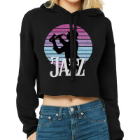 Jazz Musicician Cropped Hoodie | Artistshot