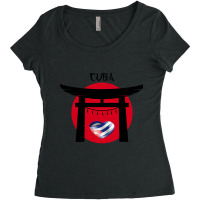 The Team Of Cuba In Tokyo Women's Triblend Scoop T-shirt | Artistshot