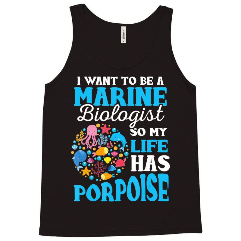 Marine Biology Future Marine Biologist Saying Tank Top | Artistshot