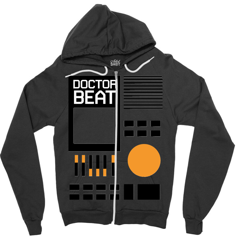 Dr Beat Metronome Zipper Hoodie by cm-arts | Artistshot