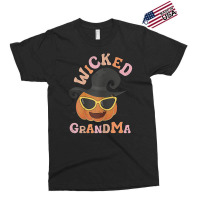 Womens Wicked Grandma Retro Pumpkin Halloween Family Cute Matching T S Exclusive T-shirt | Artistshot