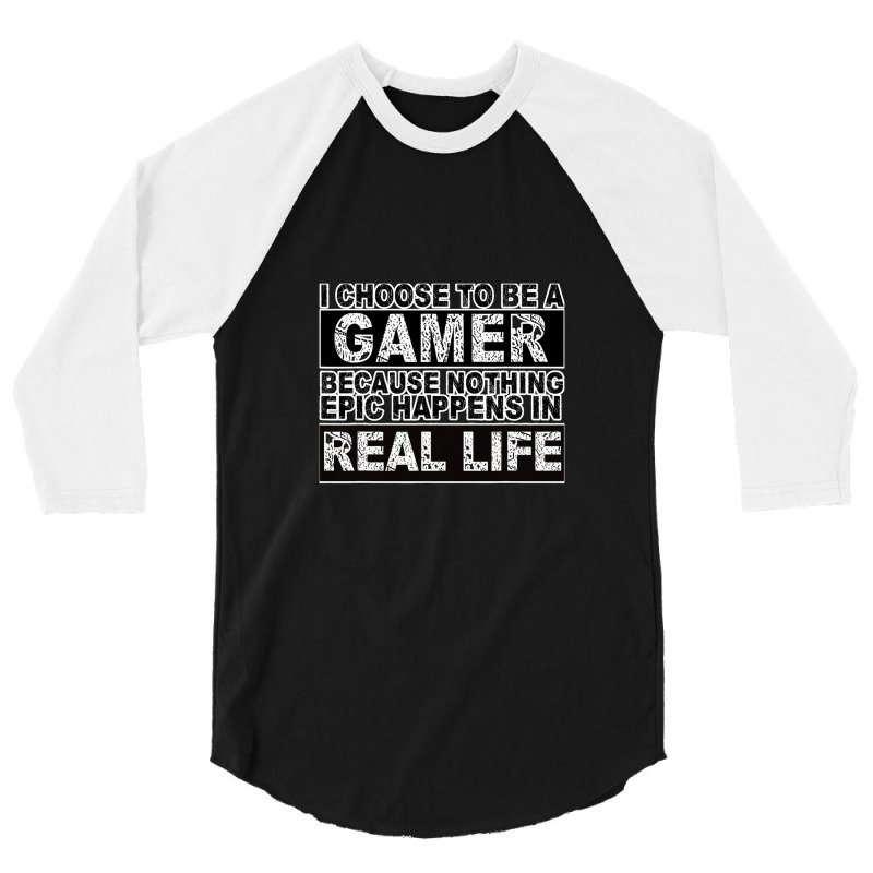 Vintage Gaming Forns Gamer Video Game 3/4 Sleeve Shirt | Artistshot