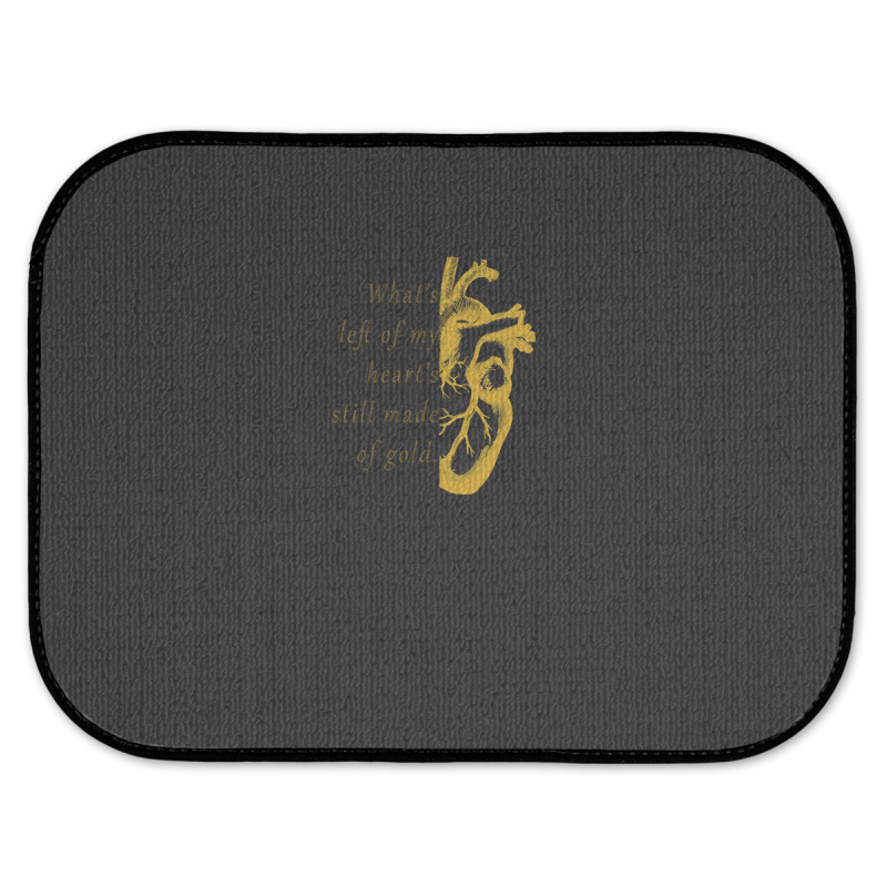 What's Left Of My Heart's Still Made Of Gold Rear Car Mat | Artistshot