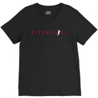 Funs Design Divemaster For Professional Divers V-neck Tee | Artistshot