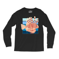 Lion Ocean Fish Retro For Men Women Kids Long Sleeve Shirts | Artistshot