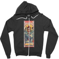 Benedictine Liqueur Alphonse Mucha Zipper Hoodie | Artistshot