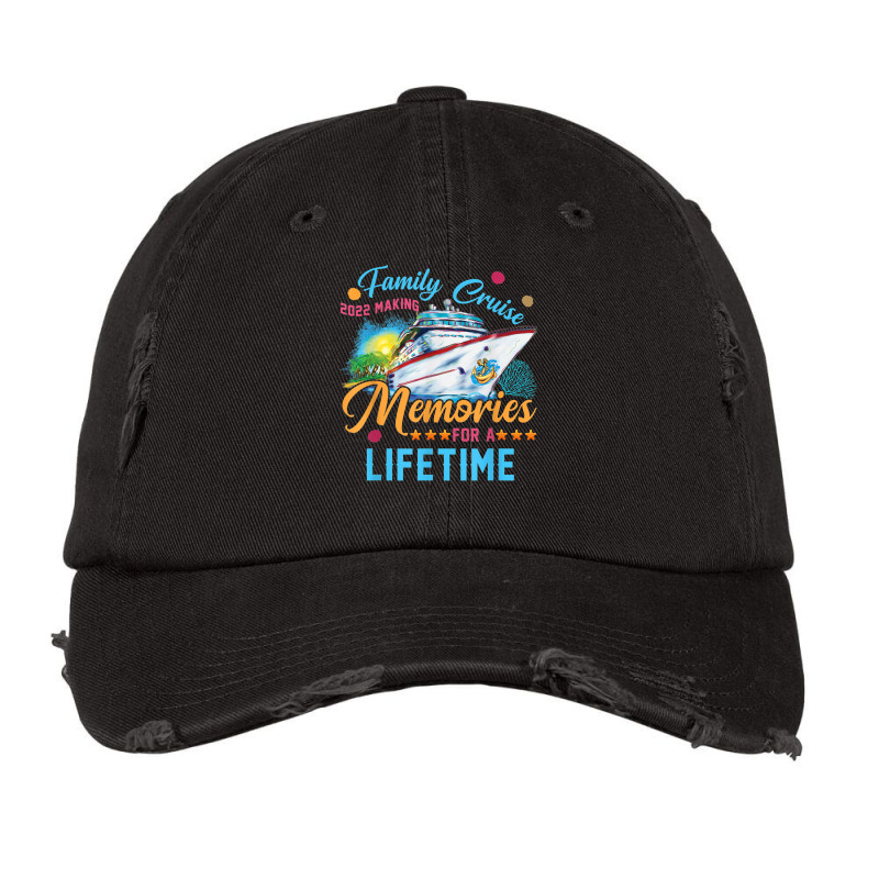 Family Cruise 2022 Making Memories For A Lifetime Vintage Cap by PokHoude | Artistshot