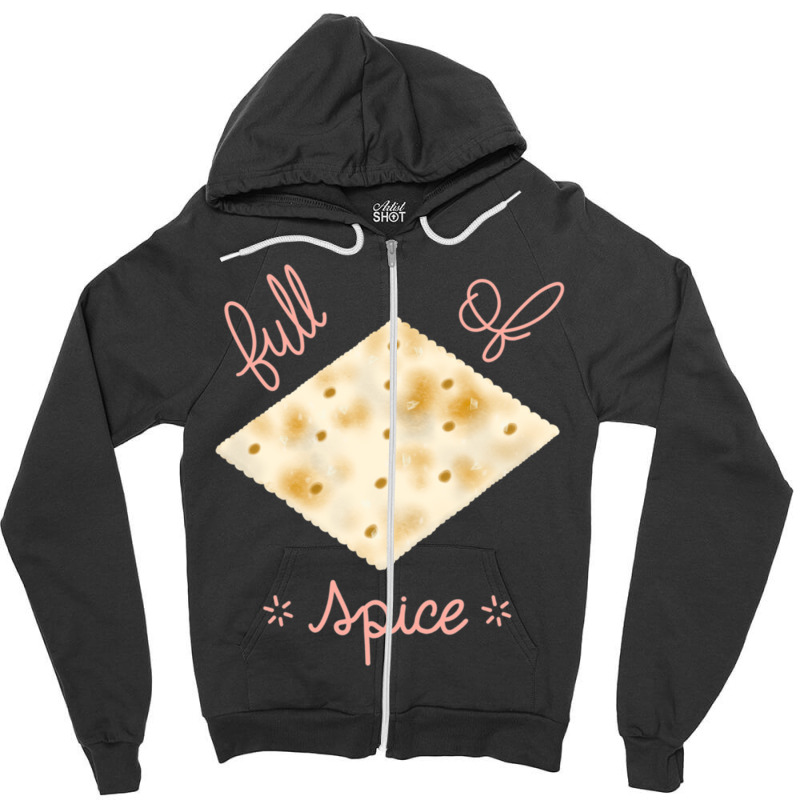 Spicy Saltine Cracker Zipper Hoodie | Artistshot