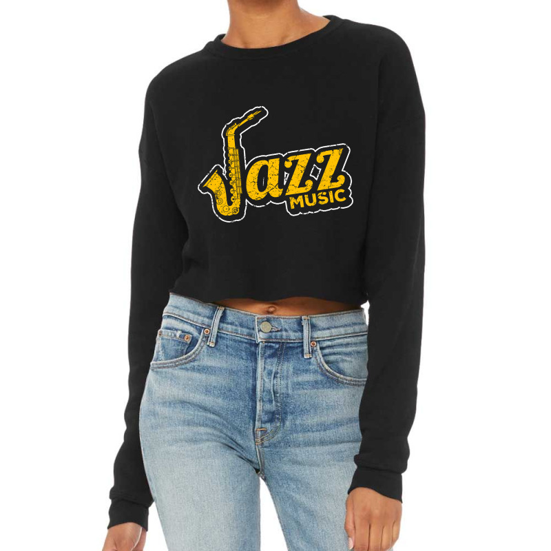 Jazz Music-wbjtq Cropped Sweater by Kandurip541 | Artistshot