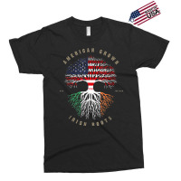 American Grown Irish Roots Ireland Flag St. Patrick's Day T Shirt Exclusive T-shirt | Artistshot