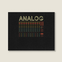 Retro Modular Synthesizer Analog Music Synth Landscape Canvas Print | Artistshot