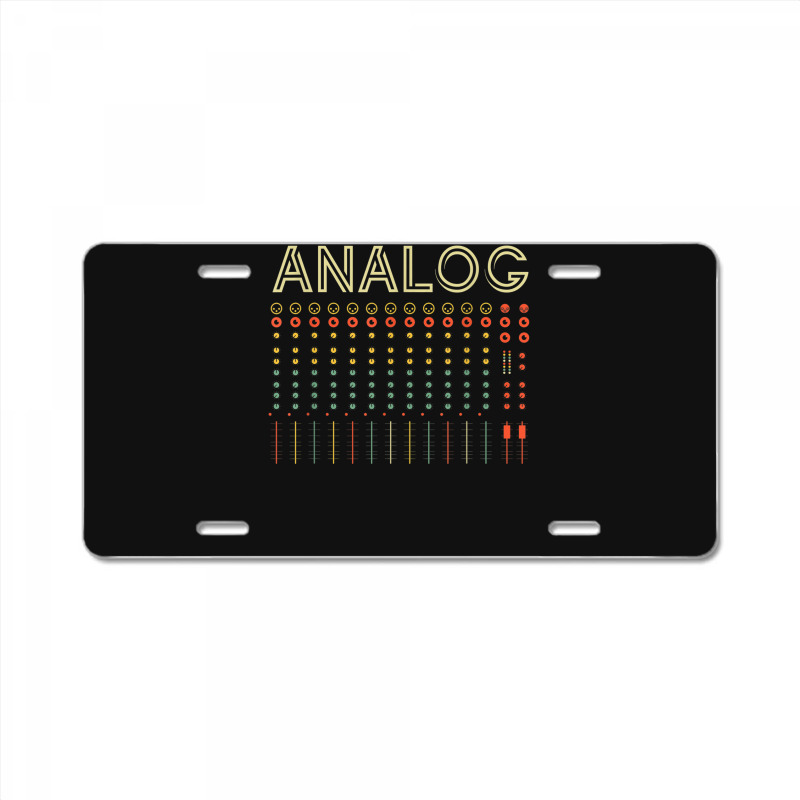 Retro Modular Synthesizer Analog Music Synth License Plate | Artistshot