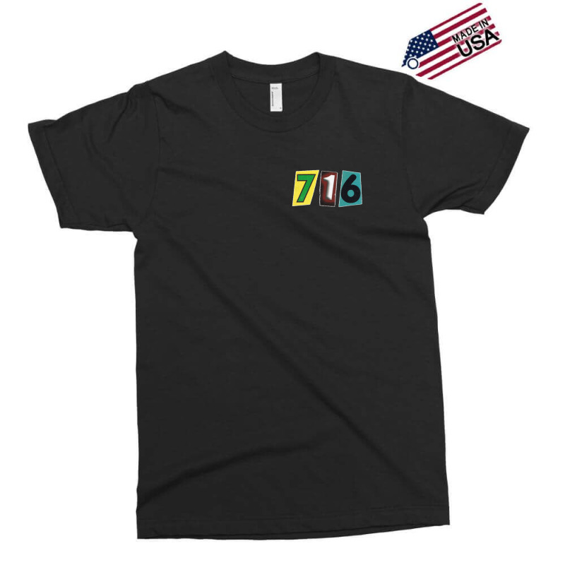 716 Area Code Zip Code Location Scrapbook Exclusive T-shirt | Artistshot