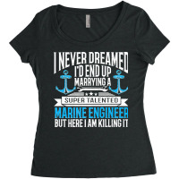 Maritime Engineering Marine Engineering Marine Engineer Premium Women's Triblend Scoop T-shirt | Artistshot