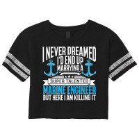 Maritime Engineering Marine Engineering Marine Engineer Premium Scorecard Crop Tee | Artistshot