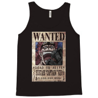 Eustass Kid Wanted Tank Top | Artistshot