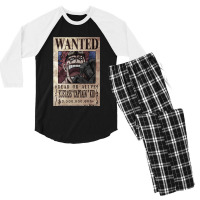 Eustass Kid Wanted Men's 3/4 Sleeve Pajama Set | Artistshot