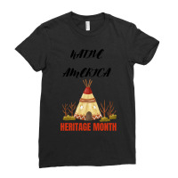 Native America Heritage Month Ladies Fitted T-shirt | Artistshot