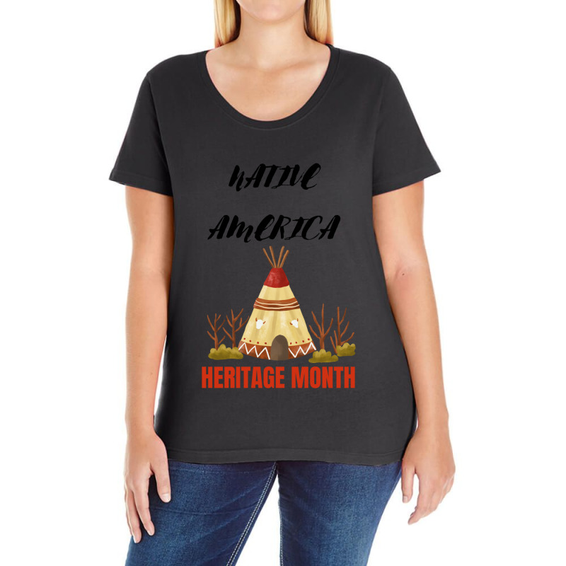 Native America Heritage Month Ladies Curvy T-Shirt by cm-arts | Artistshot