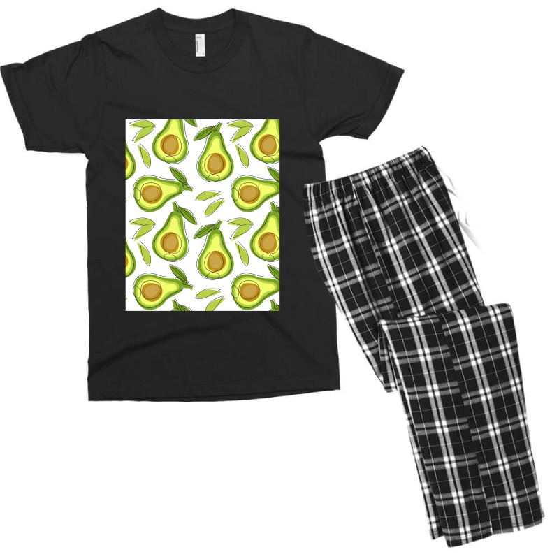 Cartoon Fruits And Adorable Soft Kiwi Men's T-shirt Pajama Set | Artistshot