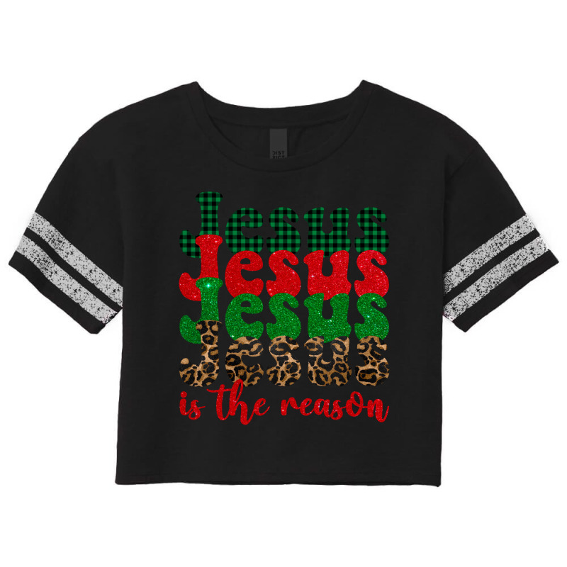 Jesus Is The Reason Scorecard Crop Tee by BarkalooDesign | Artistshot