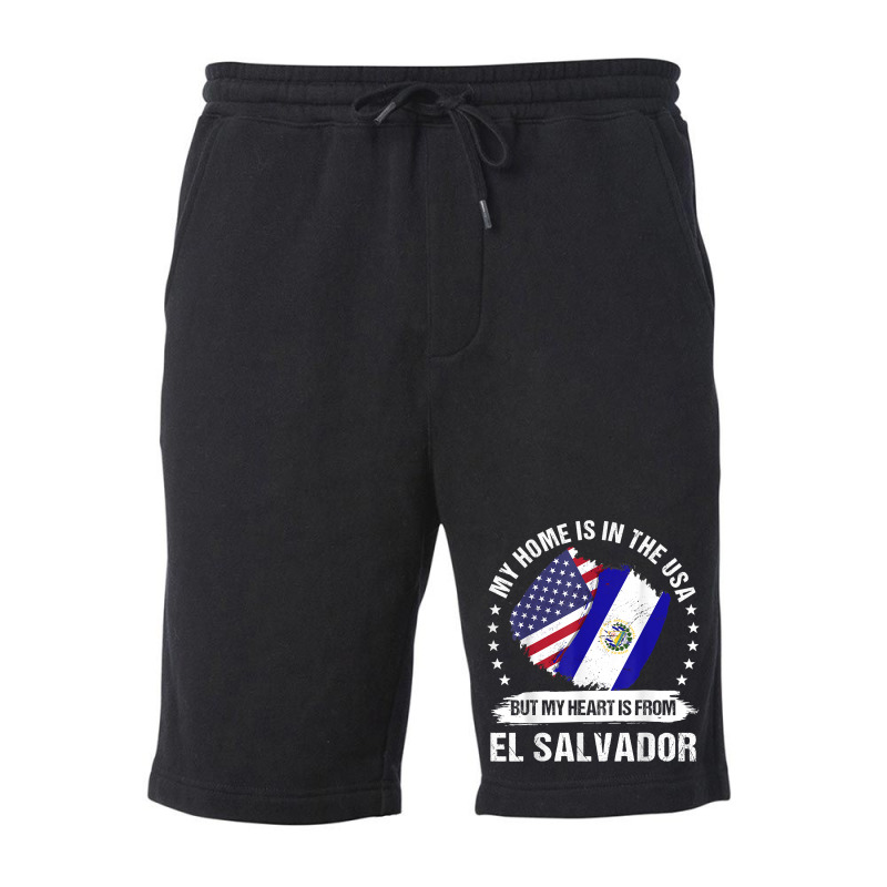 American Patriot El Salvador Flag American Salvadoran Roots T Shirt Fleece Short by hapusajehae | Artistshot