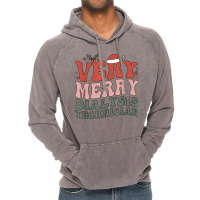 Merry Dialysis Technician Christmas Dialysis Tech Xmas Party T Shirt Vintage Hoodie | Artistshot