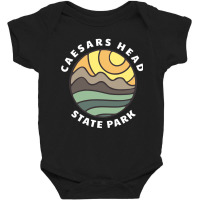 Caesars Head State Park South Carolina Sc Vacation Souvenir Long Sleev Baby Bodysuit | Artistshot