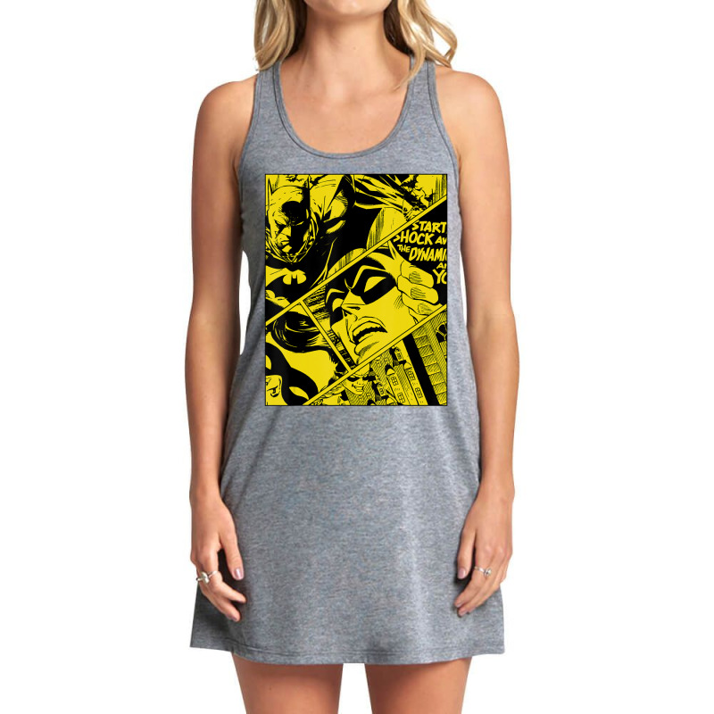 B.at.man 80 Years Panels Tank Dress by beargoalcatcow | Artistshot