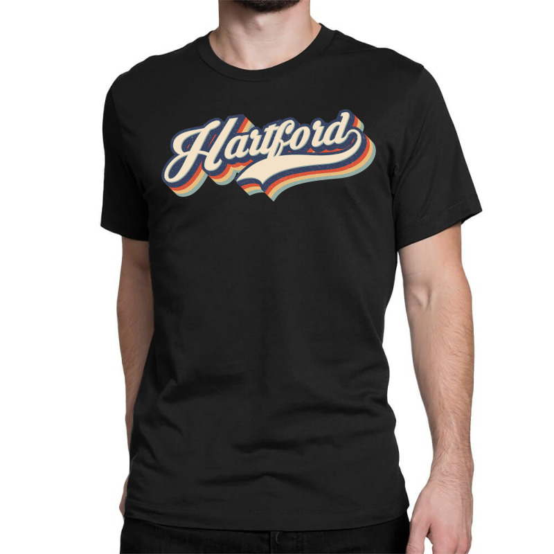 I Love Hartford City Usa Retro Vintage Classic T-shirt | Artistshot