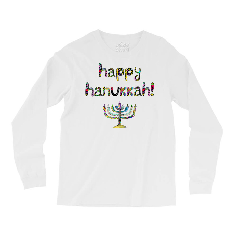 Happy Hanukkah  Jewish Holiday Chanukah Long Sleeve Shirts | Artistshot