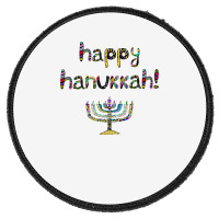 Happy Hanukkah  Jewish Holiday Chanukah Round Patch | Artistshot