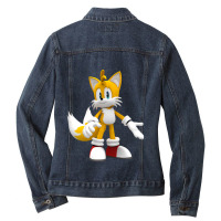 Tails Ruins Ladies Denim Jacket | Artistshot