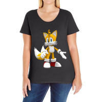 Tails Ruins Ladies Curvy T-shirt | Artistshot