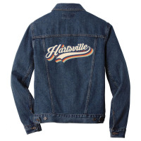 I Love Hartsville City Usa Retro Vintage Men Denim Jacket | Artistshot