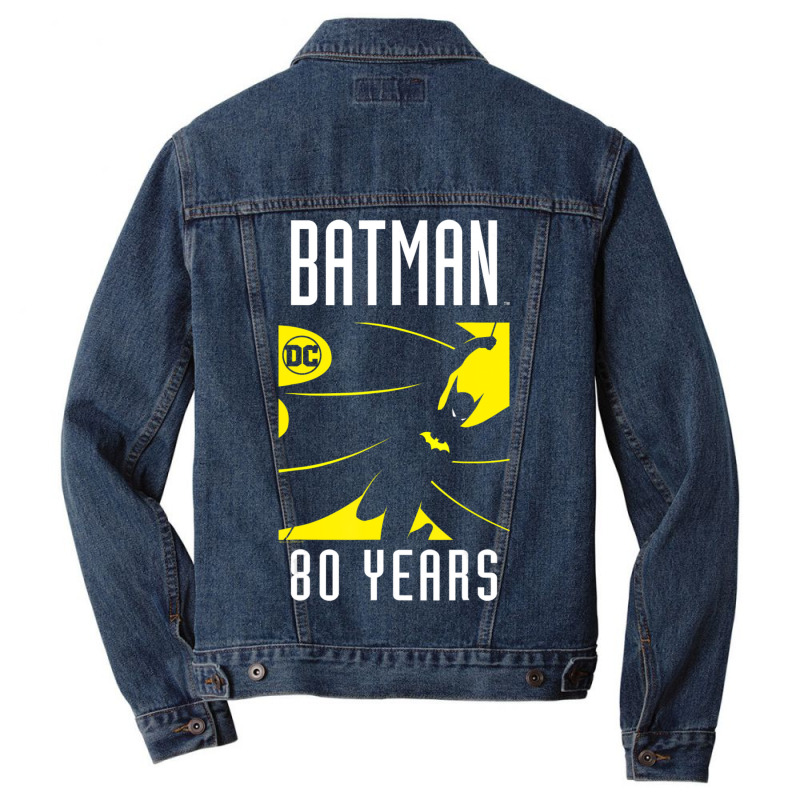 B.at.man 80 Years Men Denim Jacket by beargoalcatcow | Artistshot