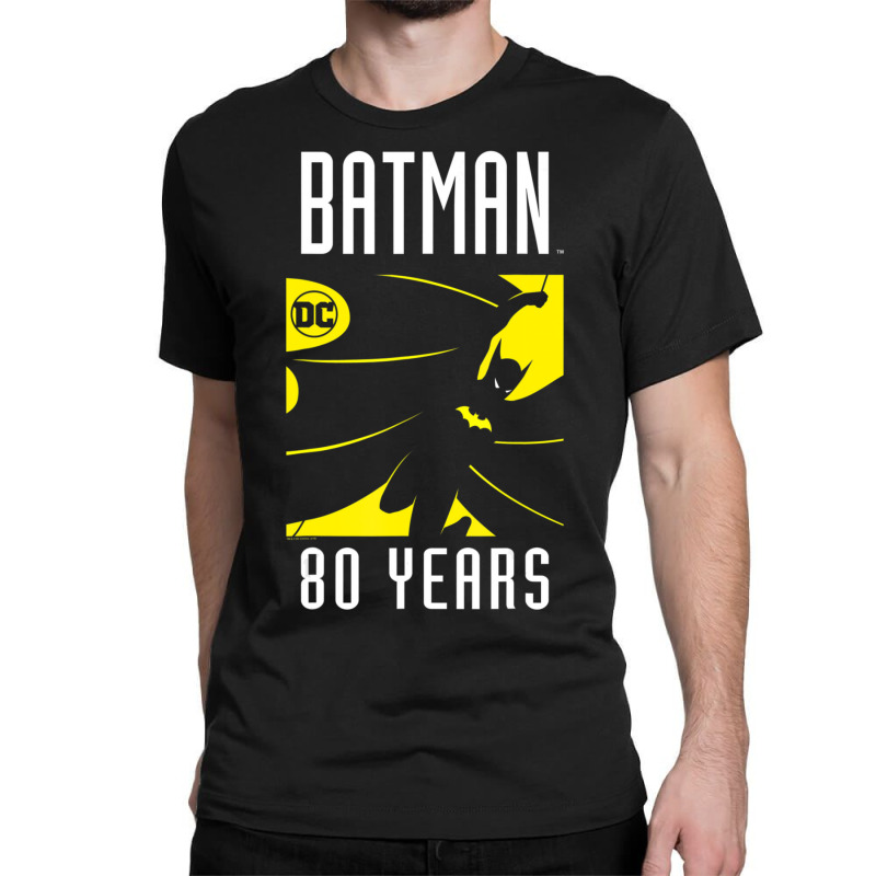 B.at.man 80 Years Classic T-shirt by beargoalcatcow | Artistshot