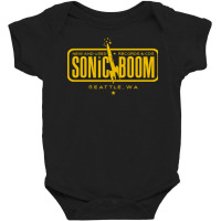 Sonic Boom Seattle Baby Bodysuit | Artistshot