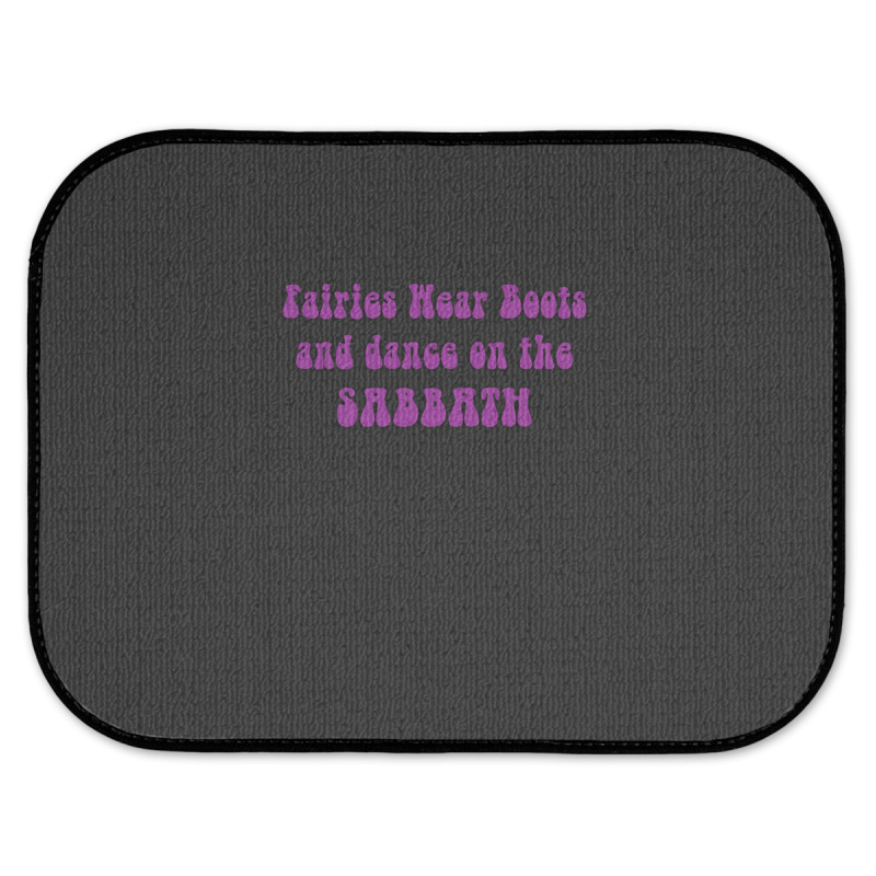 Fairies Wear Boots Rear Car Mat | Artistshot