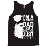 Mens Bearded Dad Beard Humor Father's Day Tank Top | Artistshot