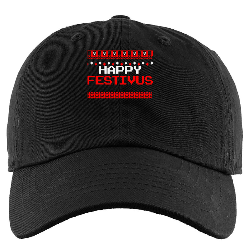 Happy Festivus - Ugly Christmas Shirt Kids Cap by CharlesGrooms | Artistshot