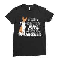 Marine Biology Graduate Marine Biology And Basenjis Ladies Fitted T-shirt | Artistshot