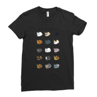 The Types Of Cat Loaf Ladies Fitted T-shirt | Artistshot